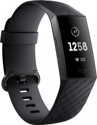 Fitbit Charge 3 Advanced Health + Fitness Tracker Graphite Black