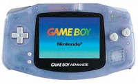 Game Boy Advance Console, Glacier, Unboxed