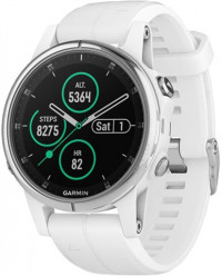 Garmin Fenix 5s Plus Sapphire 42MM Smartwatch - White