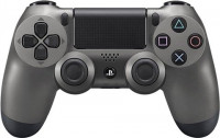 PS4 Official DualShock 4 Steel Black Controller (V2)