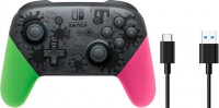 Nintendo Switch Splatoon 2 Pro Controller + USB C Cable