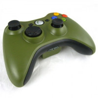 Xbox 360 Official Wireless controller Olive Halo 3