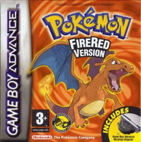 Pokemon Fire Red (GBA) with Adaptor, Boxed