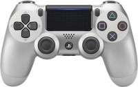 PS4 Official DualShock 4 Silver Controller (V2)