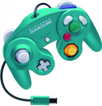 Official GameCube Emerald Blue Controller