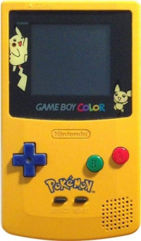 Nintendo GameBoy Color Console Pikachu/Pichu Yellow, Unboxed