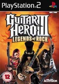 Guitar Hero III (3) Legends of Rock PS2 and guitar
