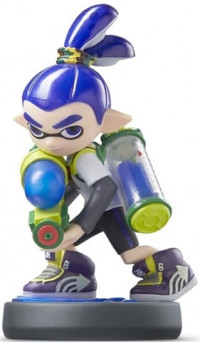 Nintendo Amiibo Splatoon Inkling Boy (Blue) Figure