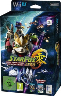 Star Fox Zero First Print Edition with Starfox Guard Wii U