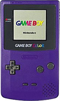 Nintendo GameBoy Color Console, Grape, Unboxed