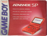 Game Boy Advance SP Console, Metallic Red, Boxed