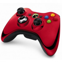Xbox 360 Official Wireless controller Chrome Red