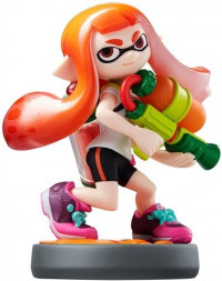 Nintendo Amiibo Splatoon Inkling Girl (Orange) Figure