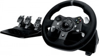 Logitech G920 Driving Force Racing Wheel and Floor Pedals (Xbox One, PC)