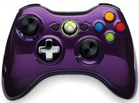 Xbox 360 Official Wireless controller Chrome Purple