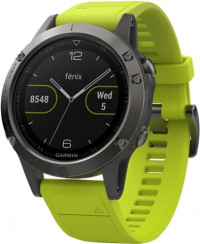 Garmin Fenix 5X Sapphire 51MM Smartwatch - Slate Grey/Yellow