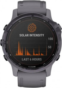 Garmin Fenix 6S Pro Solar Smartwatch - Amethyst Steel