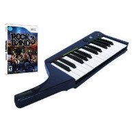 Rock Band 3 + Wireless Pro Keyboard Wii