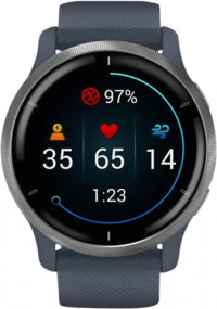 Garmin Venu 2 GPS Smartwatch - Granite Blue
