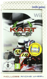 Kart Racer with Racing Wheel Wii