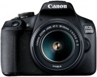 Canon EOS 2000D Black + 18-55mm IS II lens
