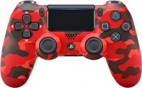 PS4 Official Dualshock 4 Red Camouflage Controller (V2)
