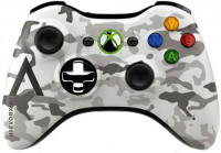 Xbox 360 Official Wireless controller Arctic White Camouflage