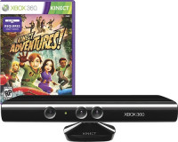 Xbox 360 Kinect Sensor with Kinect Adventures
