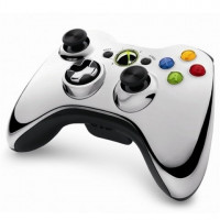 Xbox 360 Official Wireless controller Chrome Silver