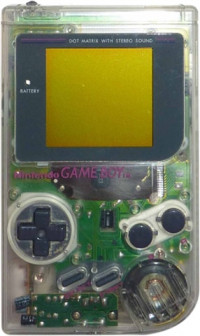 GameBoy Original Console Clear, Unboxed