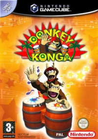 Donkey Konga, no Bongos (Gamecube)