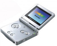 GameBoy Advance SP Console, Cool Silver, Unboxed