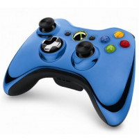 Xbox 360 Official Wireless controller Chrome Blue
