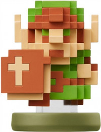 Nintendo Amiibo Zelda 30th Link 8-Bit Figure (Green Base)