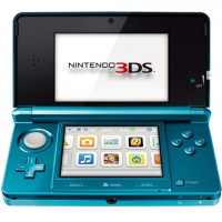 Nintendo 3DS Aqua Blue, Unboxed