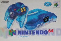 Nintendo 64 Console, Clear Blue with Expansion Pak, Boxed