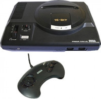 Sega Mega Drive Genesis with controlller