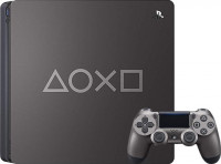 Playstation 4 Slim 1TB Console Days Of Play Steel Black Edition,Unboxed
