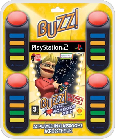 Buzz The Schools Quiz & Buzzers PS2