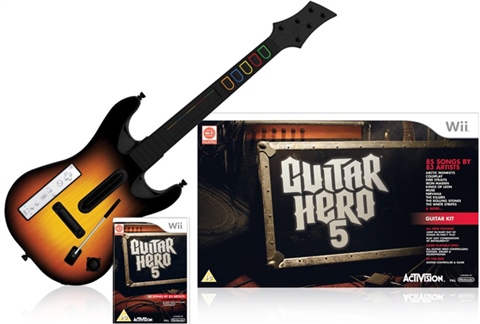 Guitar Hero 5 (with Guitar) Wii