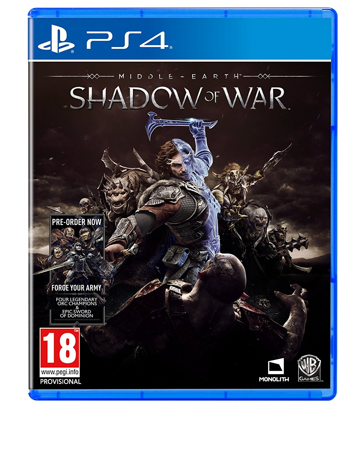 Middle-Earth: Shadow of War PS4