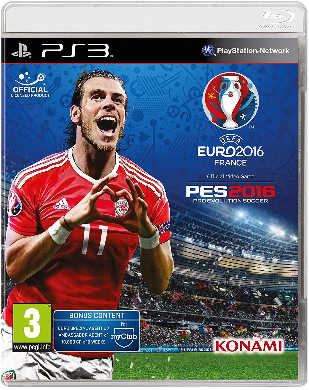 UEFA Euro 2016 Pro Evolution Soccer PS3