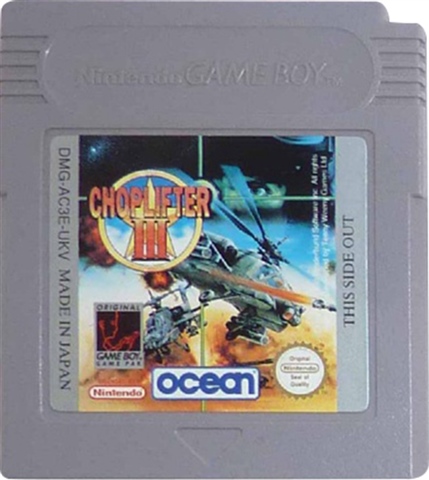 Choplifter III, Unboxed (GB)